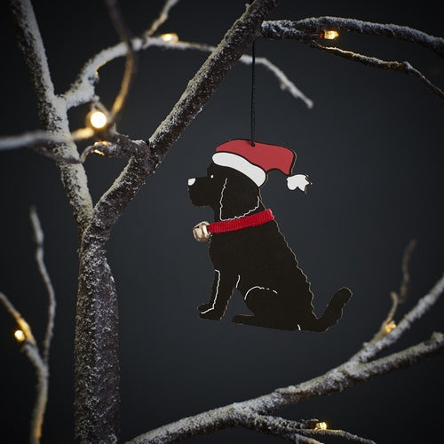 Christmas Decoration - Cockapoo / Labradoodle (black)