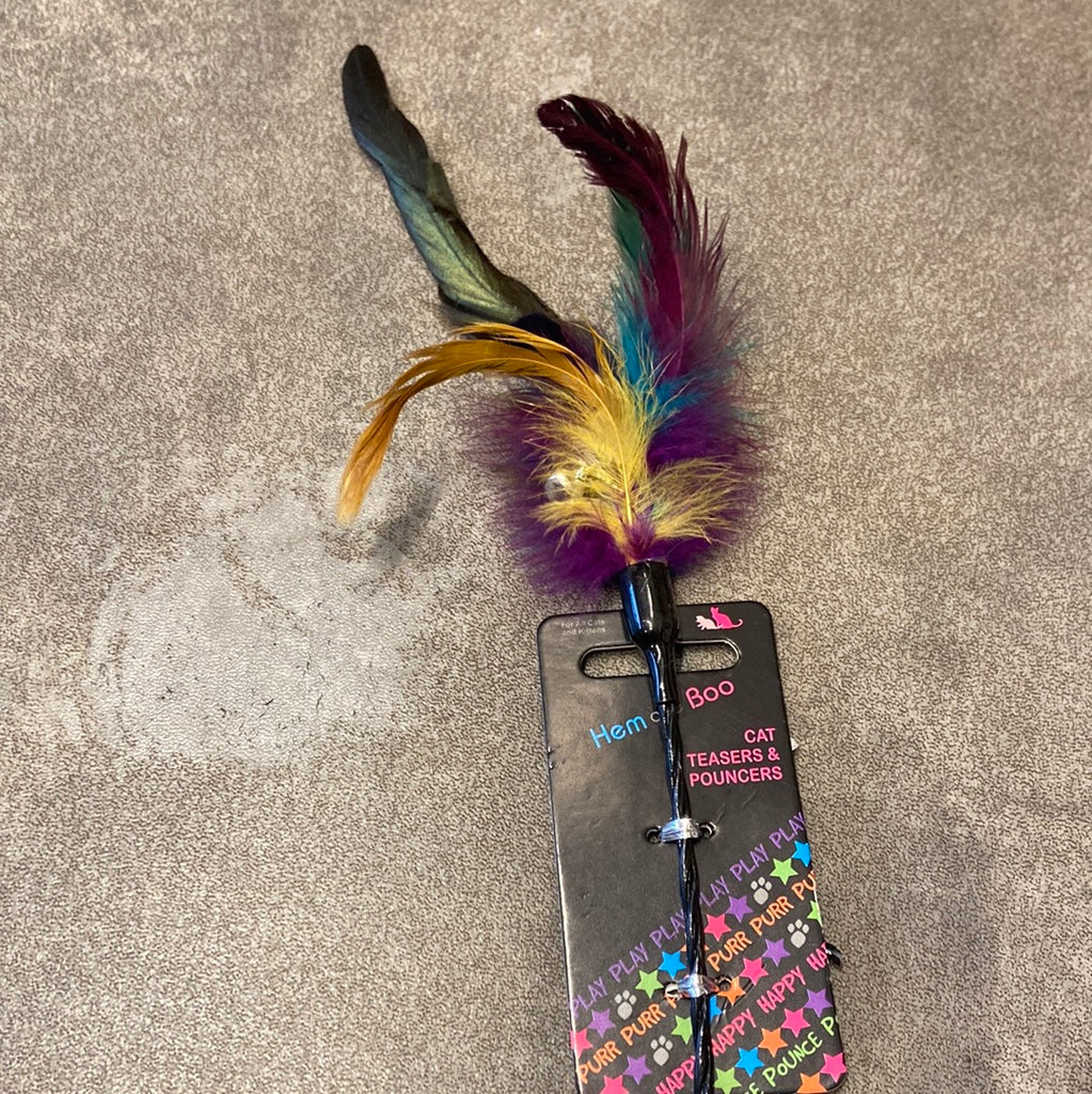 Feather Cat Teaser Wand (Click & Collect Only)