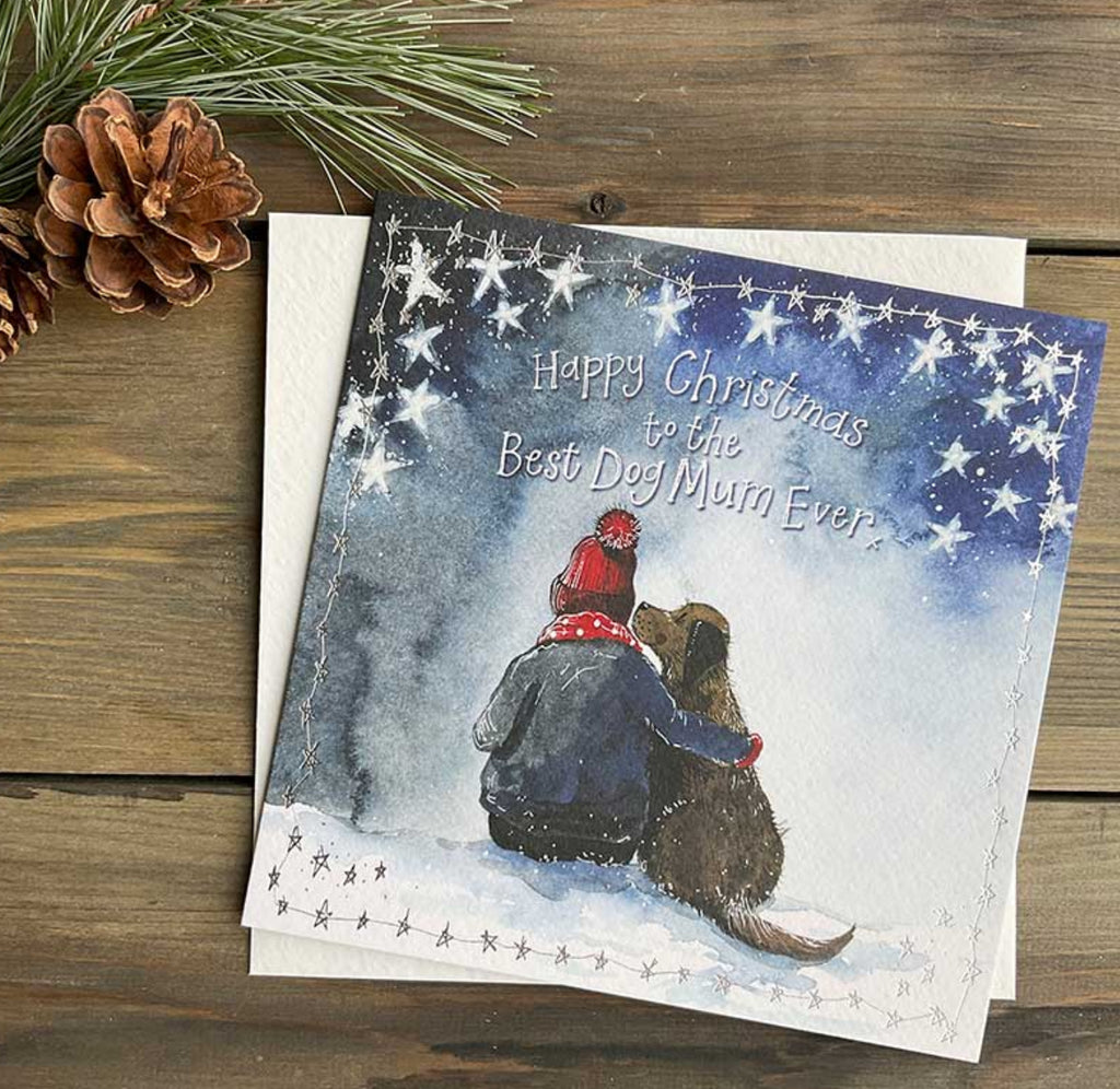 Christmas Card - Starlight / In the snow at Christmas