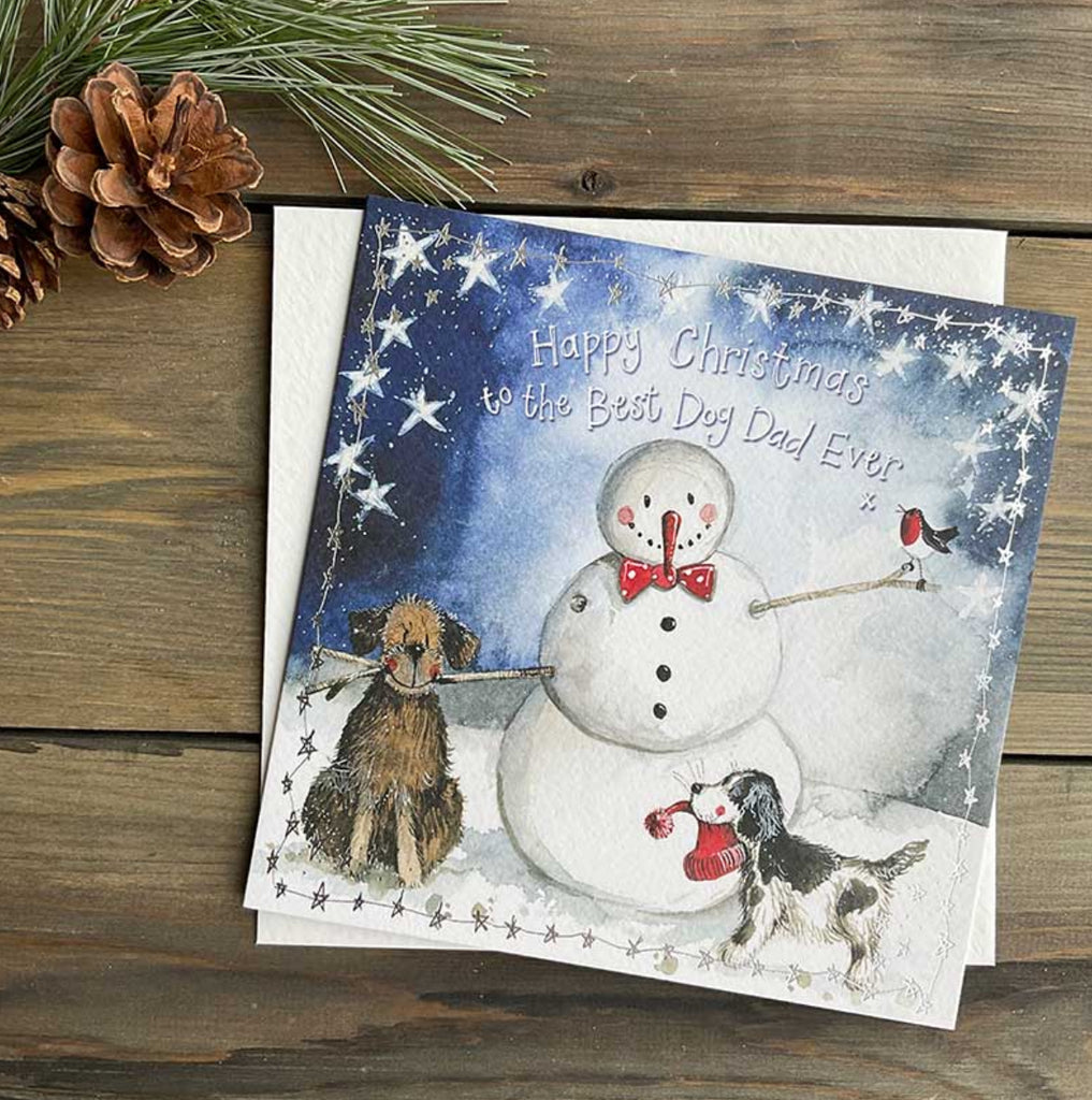 Christmas Card - Starlight / In the snow at Christmas