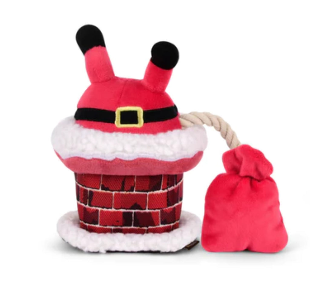 Clumsy Santa Chimney - Christmas Plush Toy